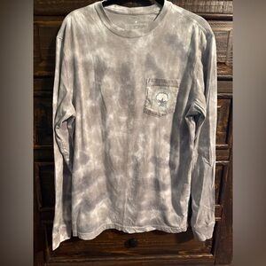 The Southern Shirt Company Tie-Dye Gray Long Sleeve Tee